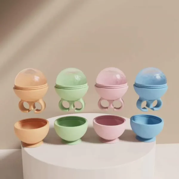 Silicone Ice Roller Cold Therapy Alleviate Puffiness Silicone Ice Cube Mold Cooling Face Multi-functional Ice Massage Roller