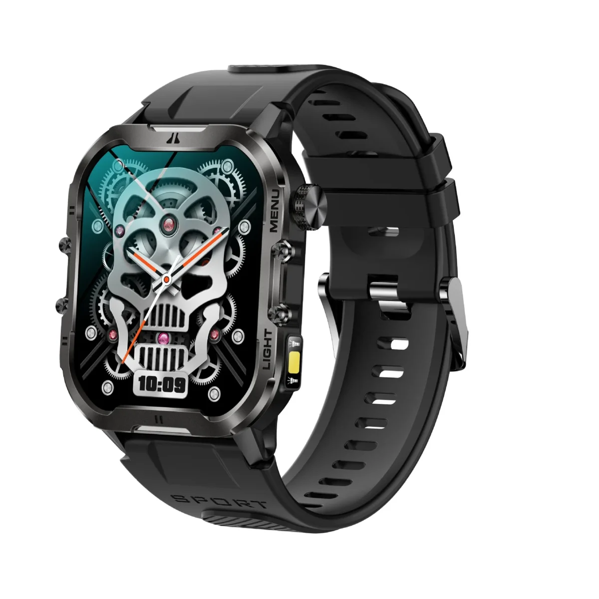 New T26 smartwatch Bluetooth call LED flashlight heart rate outdoor exercise reloj hombre watches for men - Image 4
