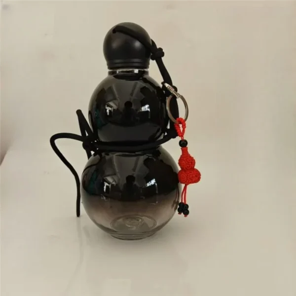 FX-New Chinese Retro-Inspired Gourd Water Bottle 800ML Large Capacity Wine Bottle PC Durables Water Kettle Sports